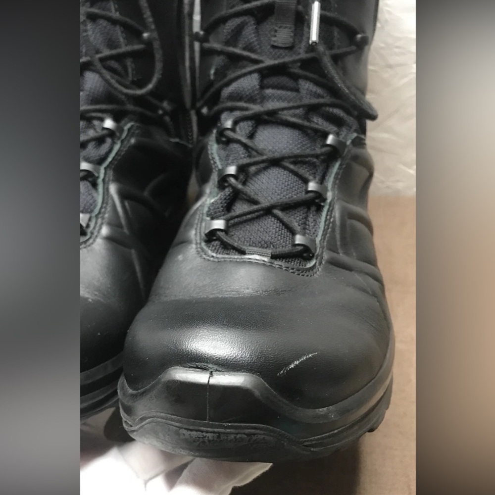 No Inserts Haix Black Eagle Tactical 2.0 GTX Men's Boots Side Zip Black Size 10M - Picture 9 of 16